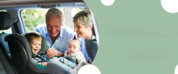 extended rear facing car seat hire